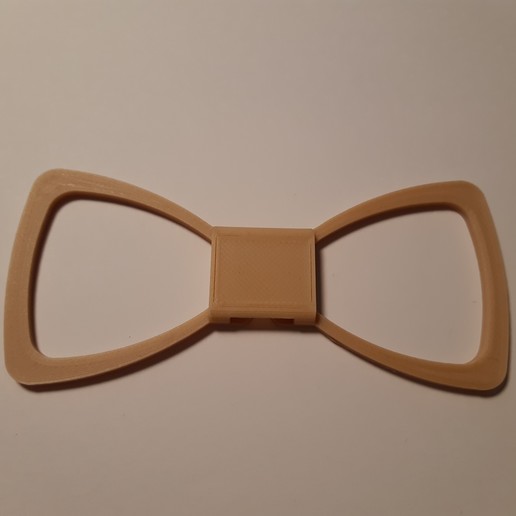 empty bow tie fashion trend 3D print model - Mito3D