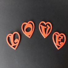 empty heart valentine's day 3d letters stl file gadget valentine'sday write fusion360 homemade hobby sign 3dlettering lettering decorations language type words fonts font text 3dmodel 3dprint 3dletters alphabet 3d print model - Mito3D