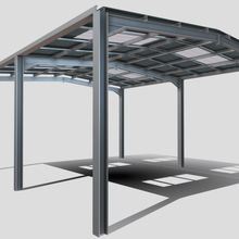 svuotare il magazzino in carpenteria metallica architettura costruzione di fabbrica industriale edificio gioco 3d print model - Mito3D