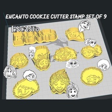 encanto cookie cutter stamp set 9