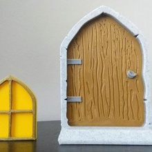 enchanted fairy door window game playsets 3d print model - Mito3D