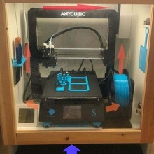 allegato aria fornitura anycubic 3d stampante abs attivo raffreddamento ai3m i3 mega fan 3d_printing 3d print model - Mito3D