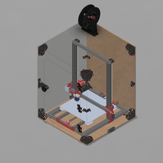 allegato Astuccio guaina kit creality planimetria ender 3 5 3d print model - Mito3D