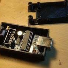 enclosure generic usbtinyisp board arduino programmer electronics 3d print model - Mito3D