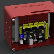 enclosure keyestudio cnc grbl 09 12w power supply tool 3d print model - Mito3D