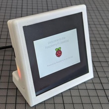 enclosure pimoroni hyperpixel 40 square touch raspberry pi 3 a+ gadget 4 printminion case electronics 3d print model - Mito3D
