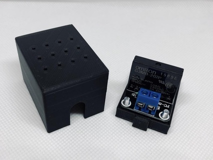 enclosure solid state relay module fc-80 arduino case housing omron ssr electronics 3d print model - Mito3D