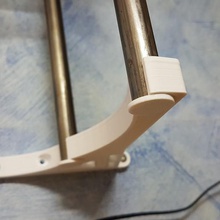 end cap 14mm metal tube filament roll shelf brackets tool bouchon bracket embout endcap support 3d printer accessories 3d print model - Mito3D