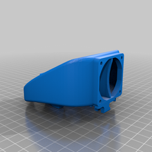 ender 3 40mm ventilateur croc bl toucher remix pro partie refroidissement canal 3d_printer_accessories 3d print model - Mito3D