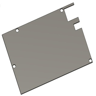 ender 3 board hole spacing template creality enclosure holder 3d printer parts 3d print model - Mito3D