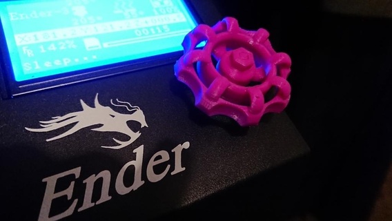 Ender 3 Steuerung Ventil Knopf 3d Drucker Zubehör 3d print model - Mito3D