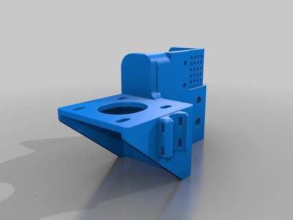 ender 3 direct drive linear rail mount remixed 3d printer parts 3d print model - Mito3D