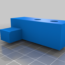 ender 3 çift portal çökmek eşitleyici uç kapakları Led bar x 3d_printer_parts 3d print model - Mito3D