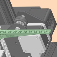 ender 3 e-Stufen Herrscher tool 3d-Druck-tests 3d print model - Mito3D