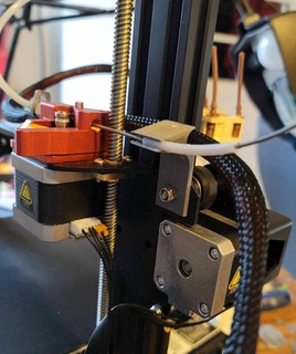 ender 3 extruder guide dual gear 3d print model - Mito3D