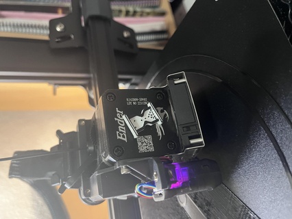 ender 3 extrusora reloj s1 cable potenciar 3d print model - Mito3D