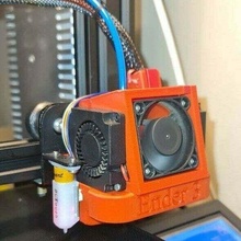 Ender 3 Ventilator Leitung Remix bl touch 3d_printer_parts 3d print model - Mito3D