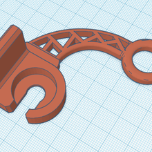 Ender 3 Filament leiten Achse Stabilisator 3d print model - Mito3D