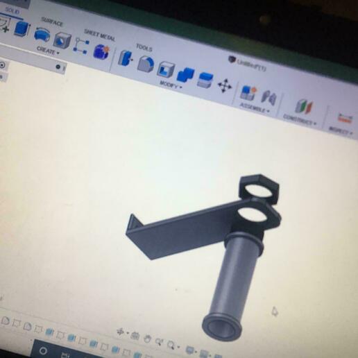 ender 3 filament bobine titulaire soutien créalité 3D print model - Mito3D
