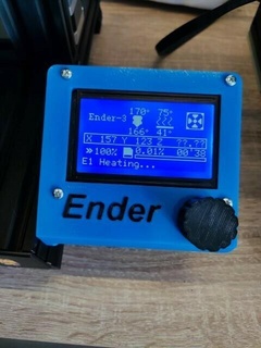 Ender 3 lcd Startseite Mantel 12864 lcd12864 3d Drucker Zubehör 3d print model - Mito3D