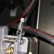 ender 3 metal extruder wire clip mounted @ender @clip @metal extuder 3d print model - Mito3D