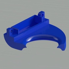 ender 3 de aire la boquilla guía canales herramienta 3d print model - Mito3D