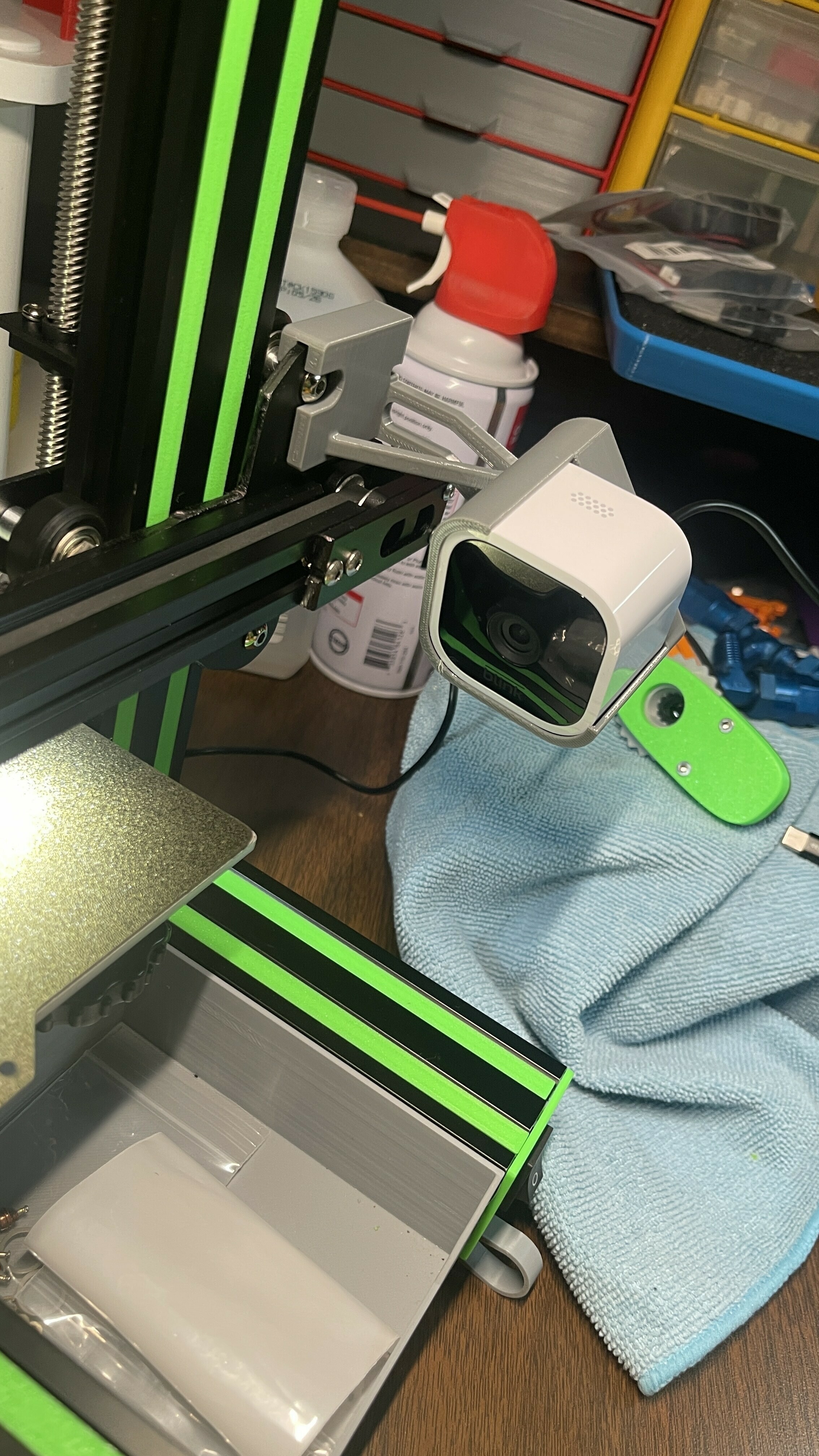 ender 3 profesyonel goz kirpmak mini portal binmek Creality kamera logitech v2 Yükselt 3D print model - Mito3D