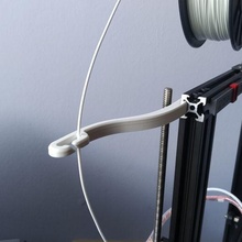 ender 3 Pro filamento guía rail crealidad soporte 3d print model - Mito3D