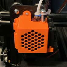 ender 3 pro hotend cover tool mount fan 3d print model - Mito3D