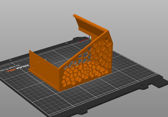ender 3 pro lcd caso funda logo crealidad voronoide herramientas 3d print model - Mito3D