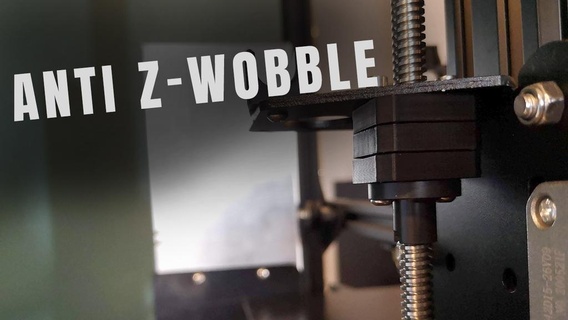 ender 3 pro v2 dd bowden z axis anti wobble nut Tools anti-wobble artillery sidewinder x1 creality z-wobble 3d printer parts 3d print model - Mito3D