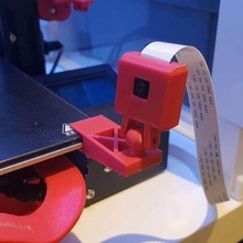 Ender 3 Himbeere pi Kamera Bett montieren Clip Kraken 3d print model - Mito3D