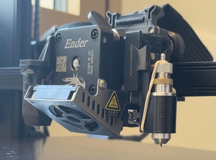 Ender 3 s1 Profi Plotter Umwandlung reversibel mod Cutter Vinyl Abziehbilder 3d print model - Mito3D