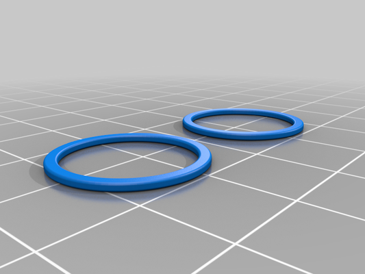 ender 3 v2 - belt center rings x axis 3d printer parts 3d print model - Mito3D