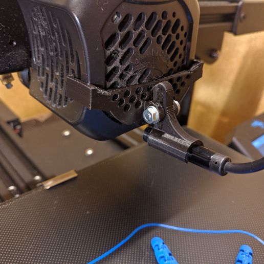 ender 3 v2 72mm endoscopio montare attrezzo 3d stampante Accessori 3D print model - Mito3D