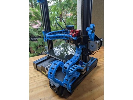 ender 3 v2 cable chain collection 3d print model - Mito3D