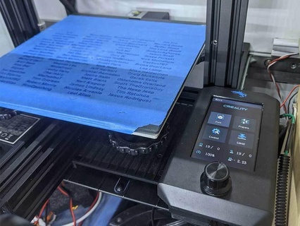 ender 3 v2 compactar tela monte espaçador lcd 3d impressora partes 3d print model - Mito3D