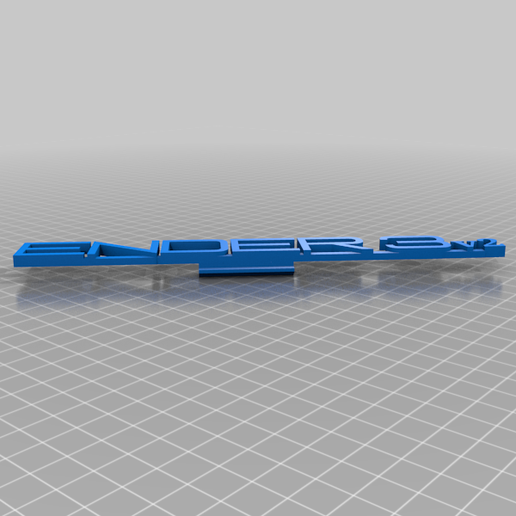 ender 3 v2 rail badge tool 3d printer parts 3D print model - Mito3D