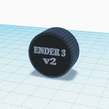 ender 3 v2 z axis botão ferramenta axix 3d impressora partes 3d print model - Mito3D
