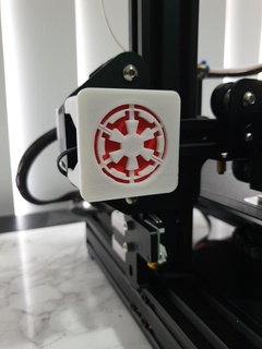 ender 3 x-axis cover - imperial edition venegade 1st project creality star wars 3d printer parts 3d print model - Mito3D