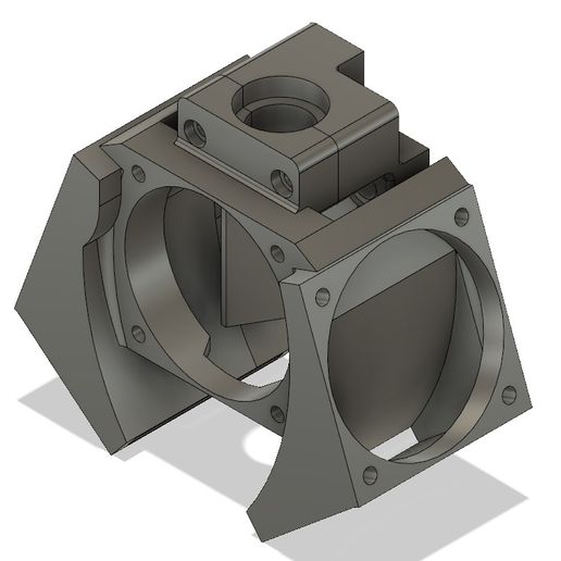 ender 3 xcr bp6 montare triplicare fan 40mm attrezzo cr 10 cr10 creality ender3 hotend 3d stampante parti 3D print model - Mito3D