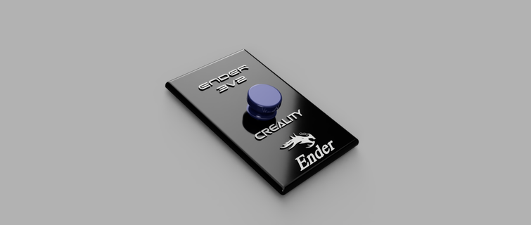 Ender 3v2 Bildschirm Startseite Mantel Realität v2 Schutz 3d print model - Mito3D