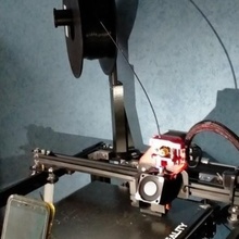 ender 5 bobin Kulp destek direkt sürücü gadget makara Creality 3d print model - Mito3D