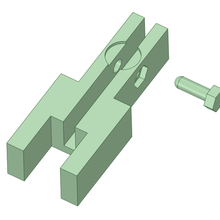 ender 5 cinturón tensión marcar indicador herramienta 3d print model - Mito3D