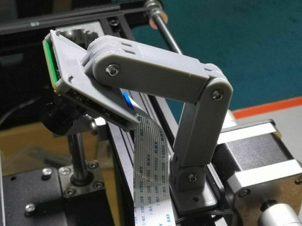 ender 5 camera mount creality ender5 ender5pro raspberry pi 3d printer accessories 3d print model - Mito3D