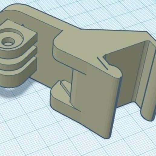 ender 5 cuna apoyo gopro leva crealidad soporte cámara web 3D print model - Mito3D