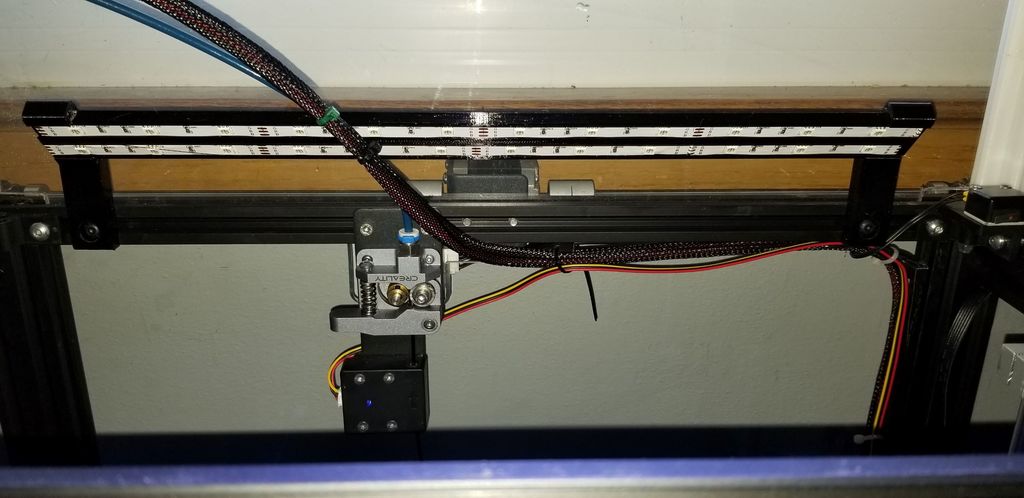ender 5 LED bande bar monter 3d imprimante accessoires 3D print model - Mito3D