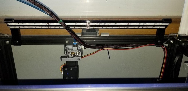 Ender 5 LED Streifen Bar montieren 3d Drucker Zubehör 3d print model - Mito3D