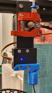 ender 5 mounted filament cleaner dust filter sensor upgrade 3d printer accessories 3d print model - Mito3D