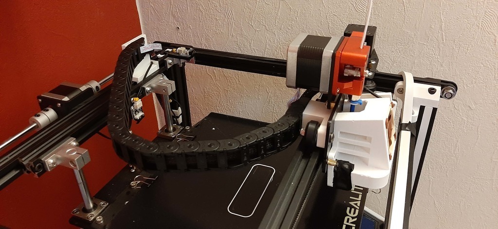 Ender 5 Profi Kabel Kette Adapter Werkzeuge 3d Drucker Realität Teile 3D print model - Mito3D